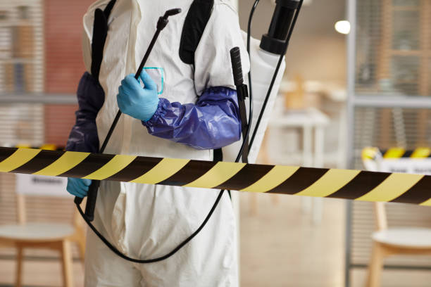 Professional Biohazard Cleanup technician working in Kitty Hawk, NC